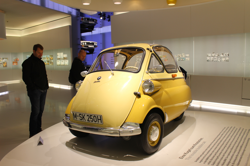 BMW is very pround of the Isetta, they even had one running around in BMW Welt